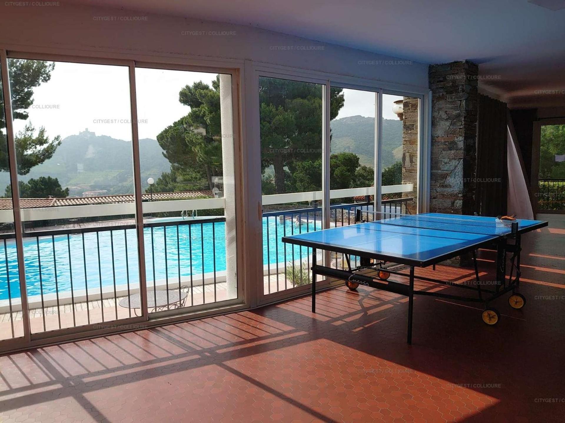 6Amb38 Villa Avec Terrasse Dans Residence Avec Piscine Commune 콜리우르 외부 사진