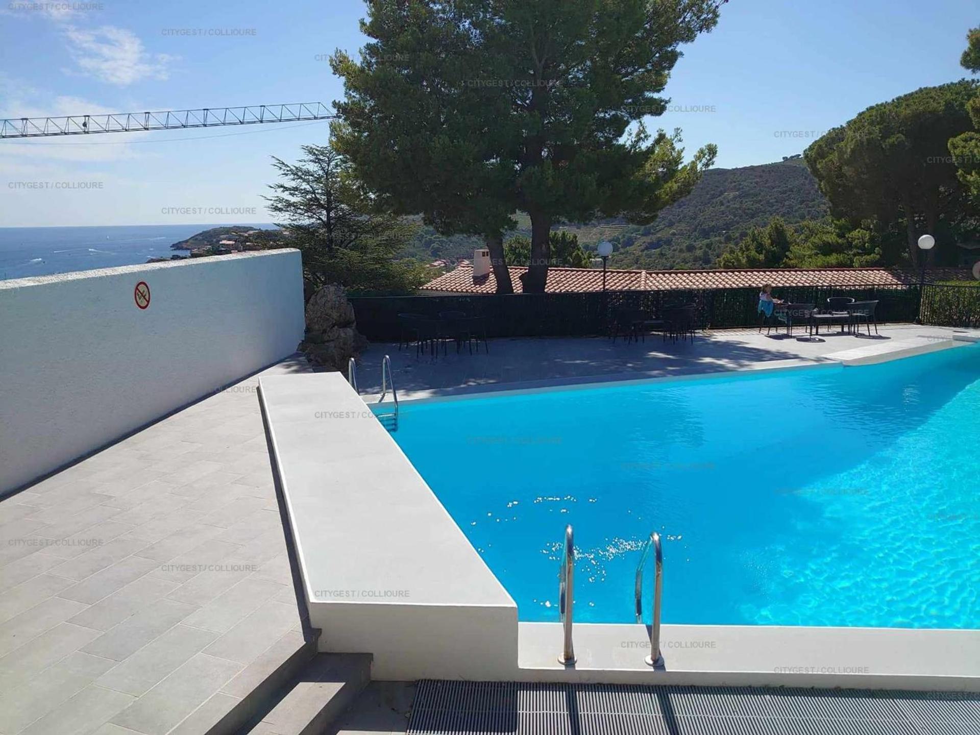 6Amb38 Villa Avec Terrasse Dans Residence Avec Piscine Commune 콜리우르 외부 사진